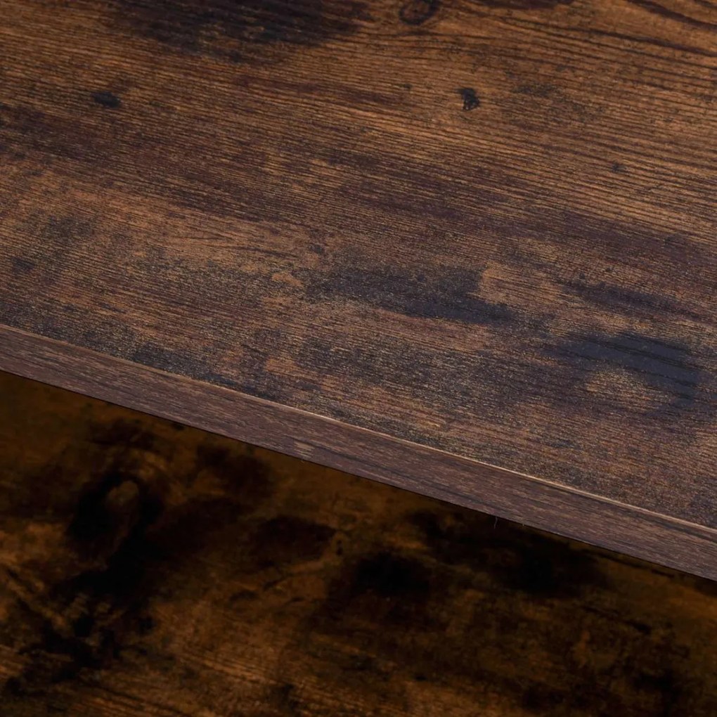 Nočný stolík Skive rustikálny hnedý