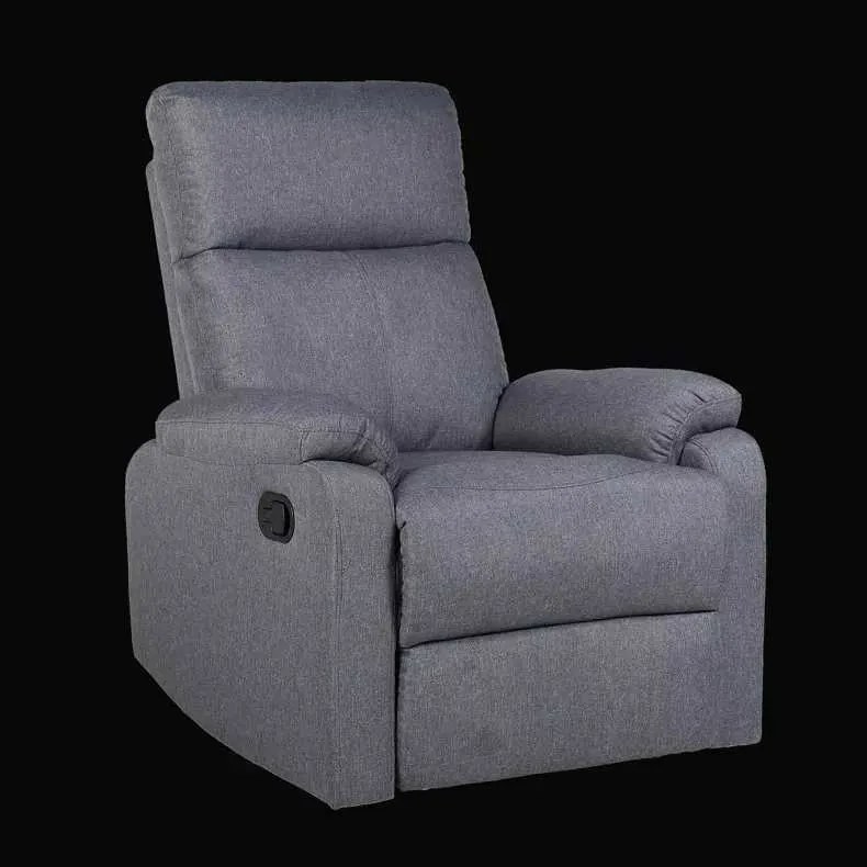 LuxuryForm DESIGN Televízne kreslo CARLOS s polohovaním - šedé