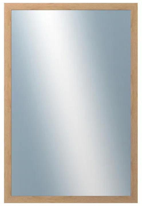 DANTIK - Zrkadlo v rámu, rozmer s rámom 40x60 cm z lišty KASSETTE dub (2863)