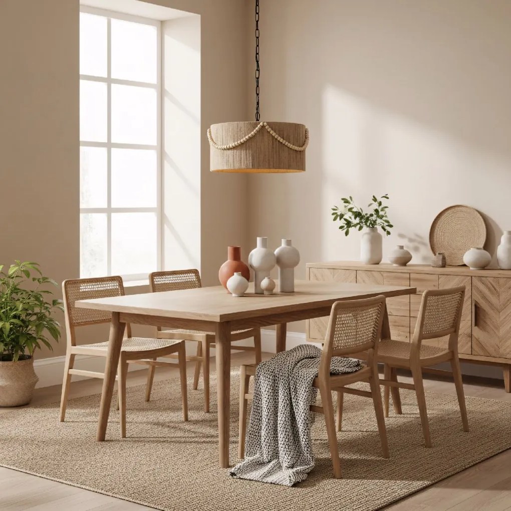 Toolight Toolight, stropné svietidlo 40cm, 1xE27, APP1741-1CP, prírodná hnedá, OSW-05123