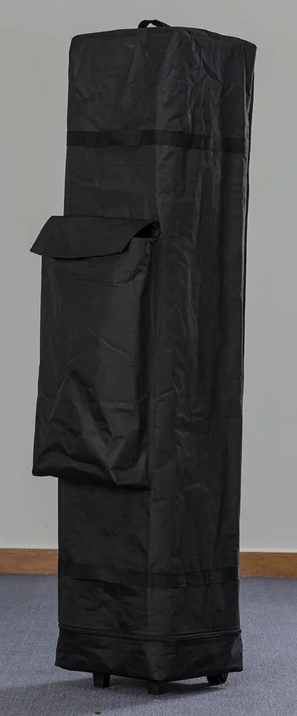 Nožnicový Party stan 3x6m ALU Premium plné bočnice Farba: Čierna