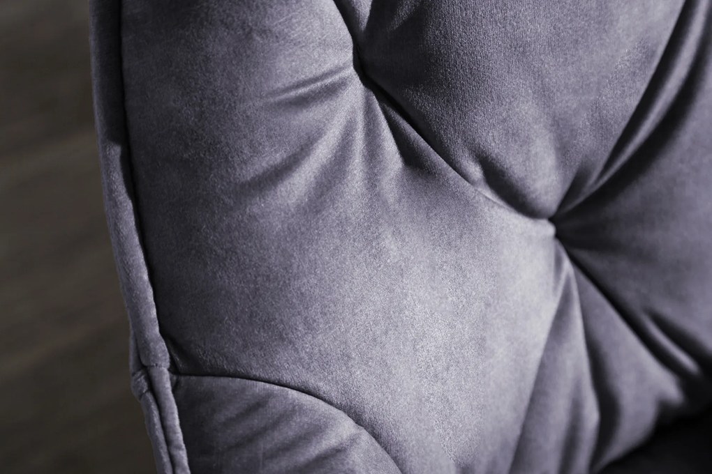 Stolička Milano grey velvet