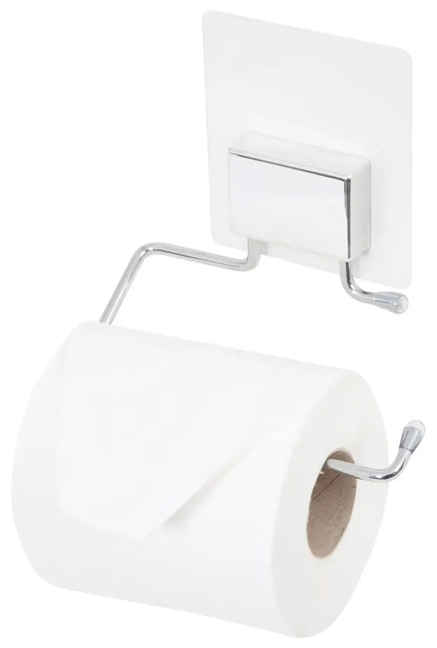 Samolepiaci držiak z pochrómovanej ocele na toaletný papier Compactor