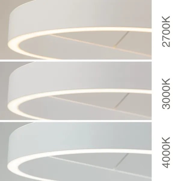 Orion - LED luster na lanku CARRARA LED/80W/230V 2700/3000/4000K biela