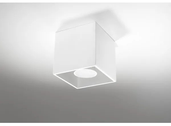 Sollux SL.0027 - Bodové svietidlo QUAD 1 1xGU10/10W/230V biela