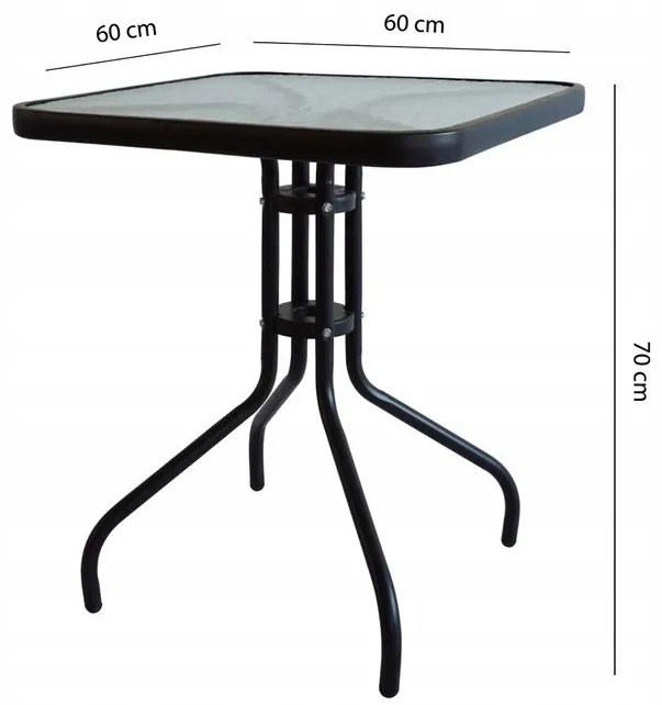 Záhradný stôl 60 cm, ModernHome