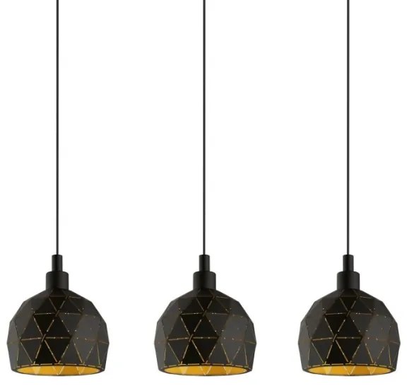 Eglo 97846 - Luster na lanku ROCCAFORTE 3xE14/40W/230V