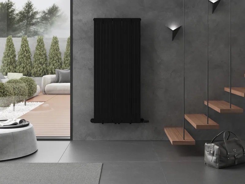 Mexen Waco, vykurovacie teleso 1544 x 694 mm, 1550W, čierna, W217-1544-694-00-70
