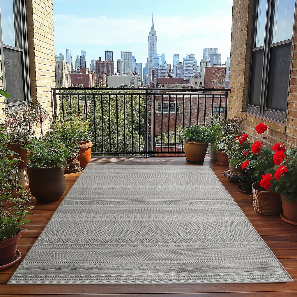 Kusový koberec Desert 1303 grey - na von aj na doma, 80x150, šedá, chodba / predsieň, Ayyildiz