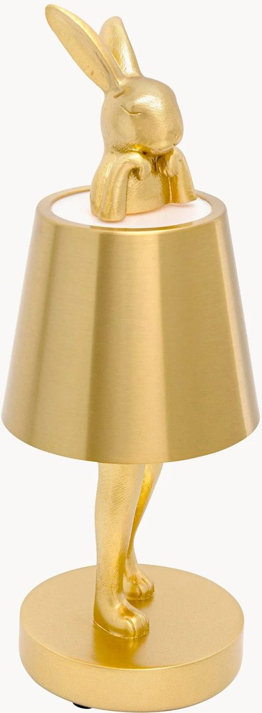 Malá prenosná stmievateľná dizajnová stolová LED lampa Rabbit