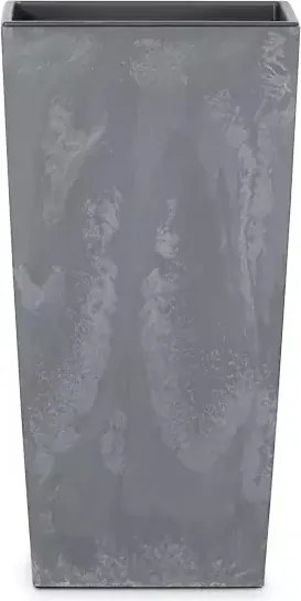 Plastový kvetináč DURS240E 24 cm - tmavosivá