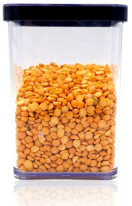 Dóza na potraviny 1l Rotho Loft - MIDDLE Black, čierna