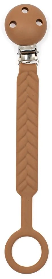 Silikónový klip na cumlík New Baby modrý