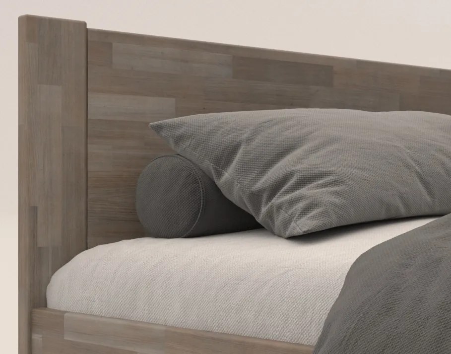 Posteľ Fava 180x200 cm, šedý buk