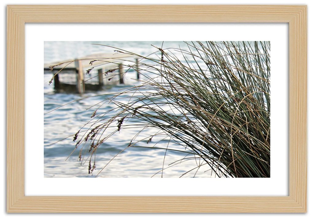 Gario Plagát Mólo na mori Farba rámu: Bez rámu, Rozmery: 60 x 40 cm
