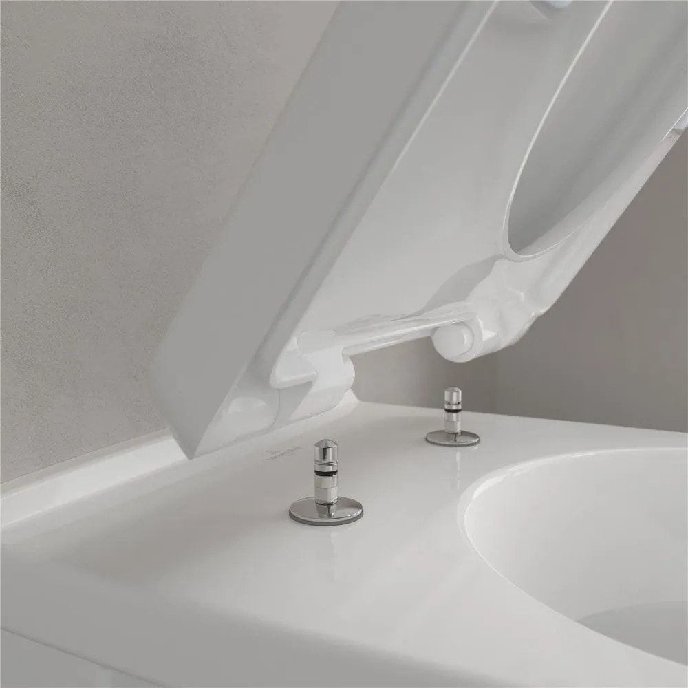 VILLEROY &amp; BOCH O.novo závesné WC s hlbokým splachovaním, 360 x 560 mm, biela alpská, s povrchom CeramicPlus, 566010R1