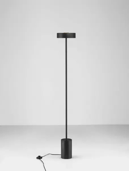 LED čierna stojaca lampa Thea
