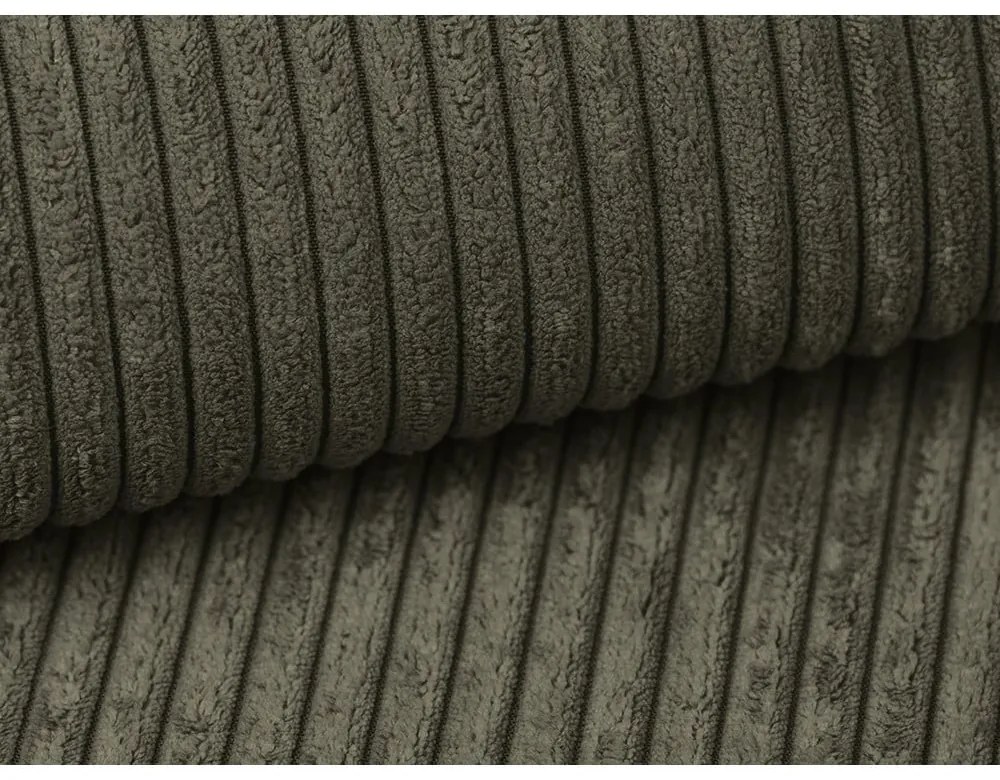 Khaki menčestrová rozkladacia pohovka 195 cm Nona – Makamii