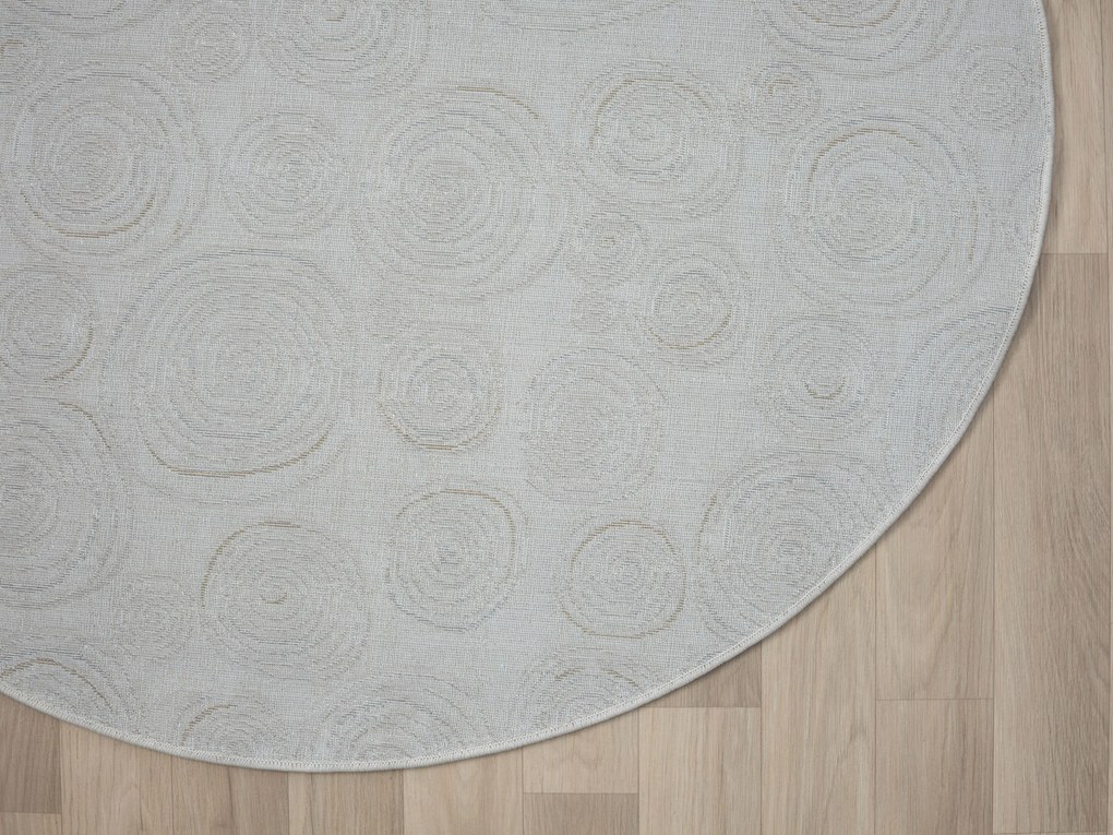 Kusový koberec My Style CA60050 creme kruh, 120x120 (priemer) kruh, béžová, chodba / predsieň, My Flair