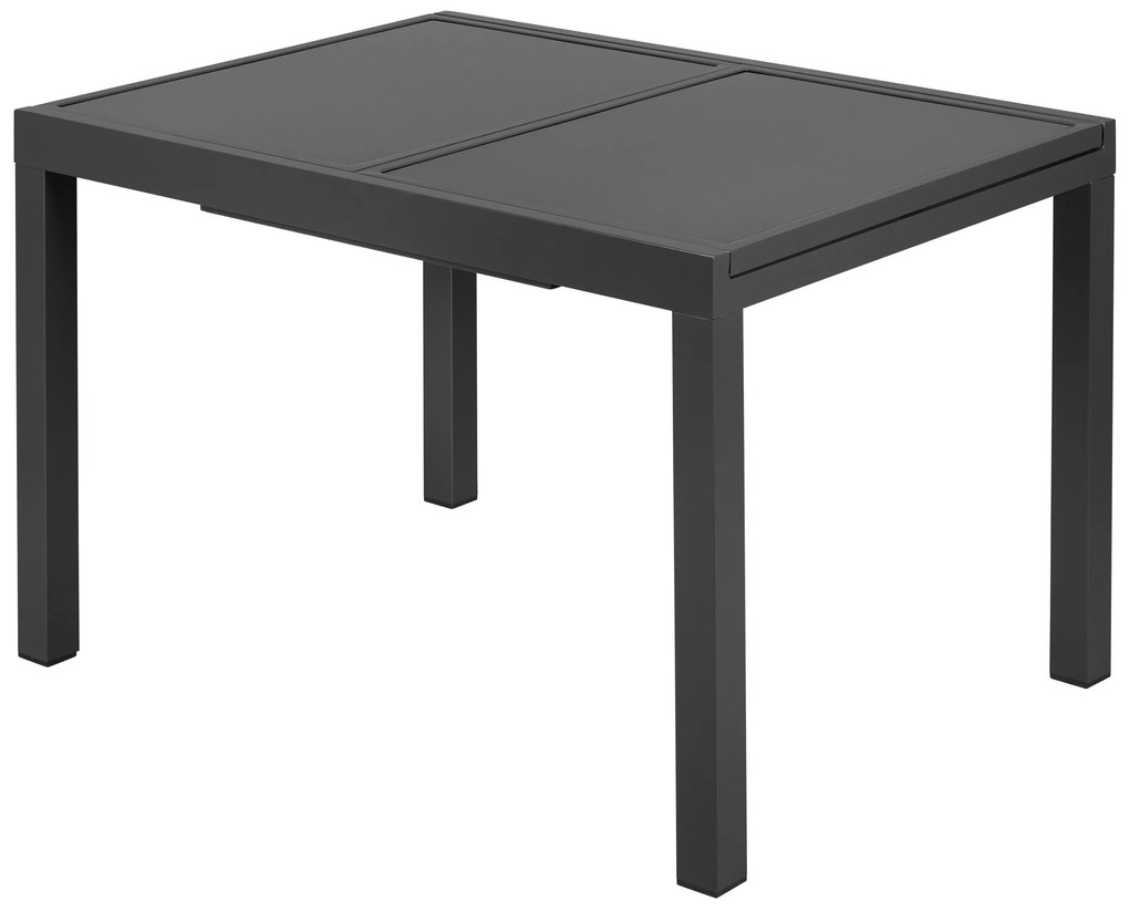 Livarno home Hliníkový záhradný stôl Houston, sivý  (100385963)