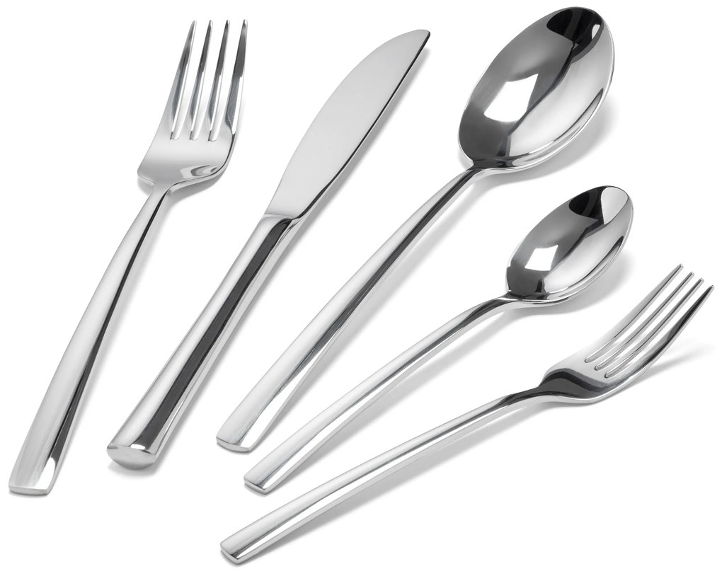 Príbor, 20-dielna súprava, farba ušľachtilej ocele