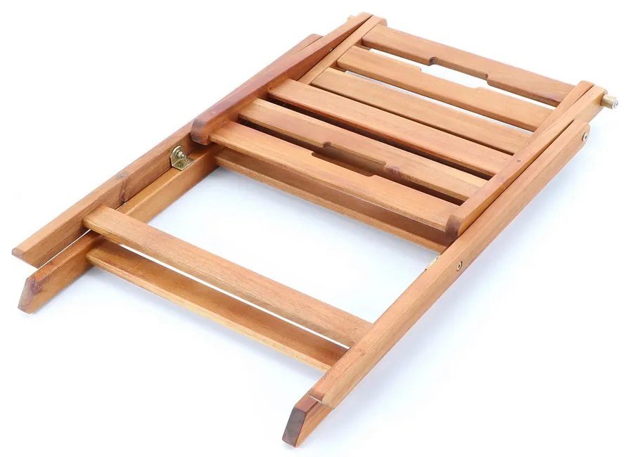 Záhradná stolová zostava Kled - 2 miesta, hnedá