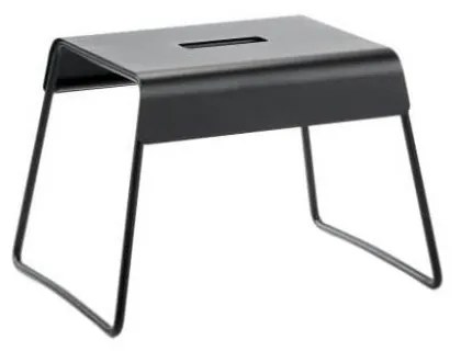 Čierna oceľová stolička Zone A-Stool