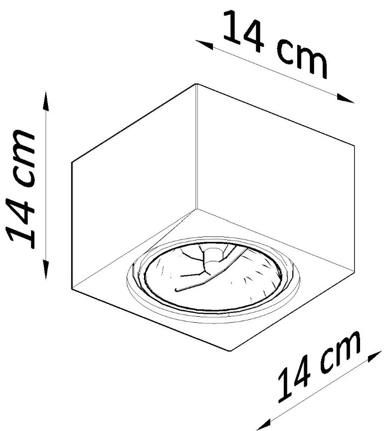 Stropné svietidlo Seida, 1x biele keramické tienidlo
