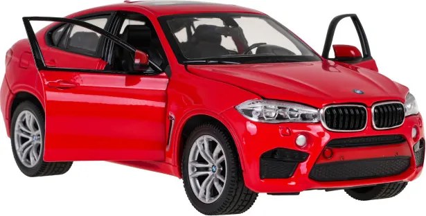 Model auta BMW X6M RASTAR 1:24 červený