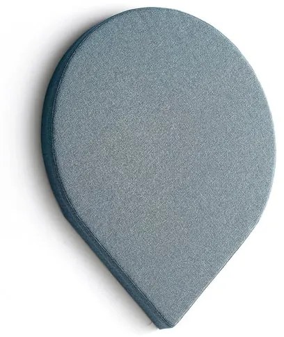 Akustický panel POLY, tvar kvapky, 725x600x56 mm, nástenný, svetlomodrá