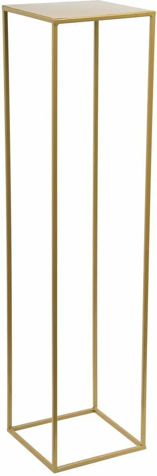 STOJAN NA KVETINÁČ SIMPLE 100X24X24 CM ZLATÁ
