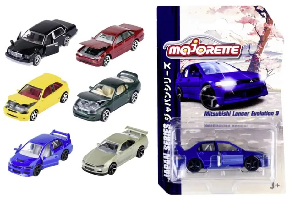 Japan Series Autíčko Premium, 6 druhov