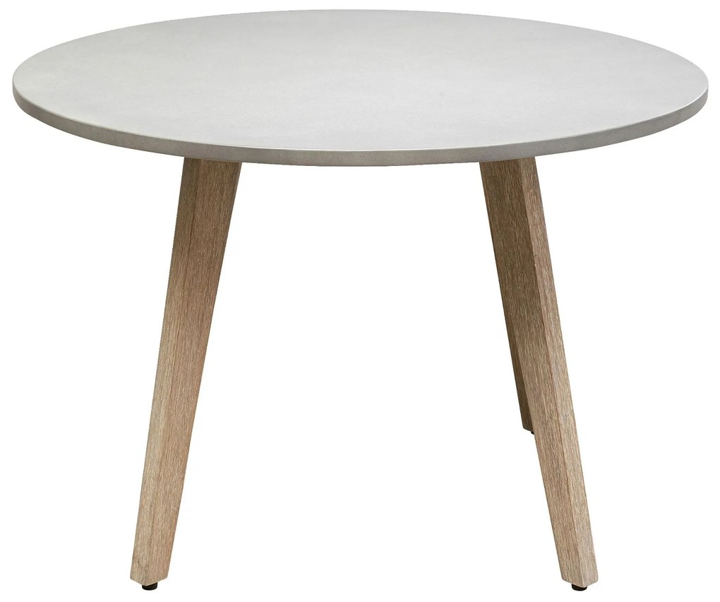 Mahalo stôl bielo-hnedý  Ø110 cm