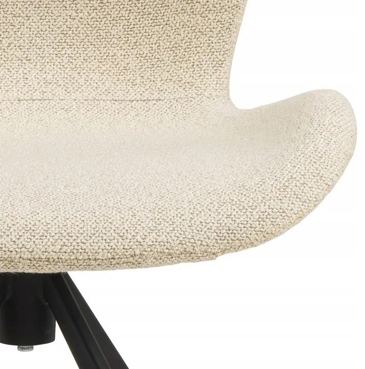 Otočná jídelní židle Batilda A1 krémová