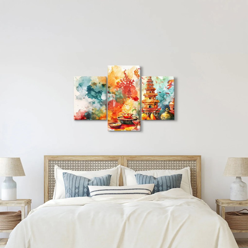 Obraz - Akvarelové ilustrácie (90x60 cm)
