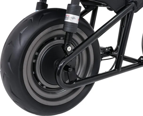 Elektrická motorka SUPERMOTO čierna