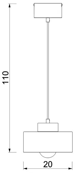 Luster na lanku MARTI 1xE27/15W/230V biela/chróm