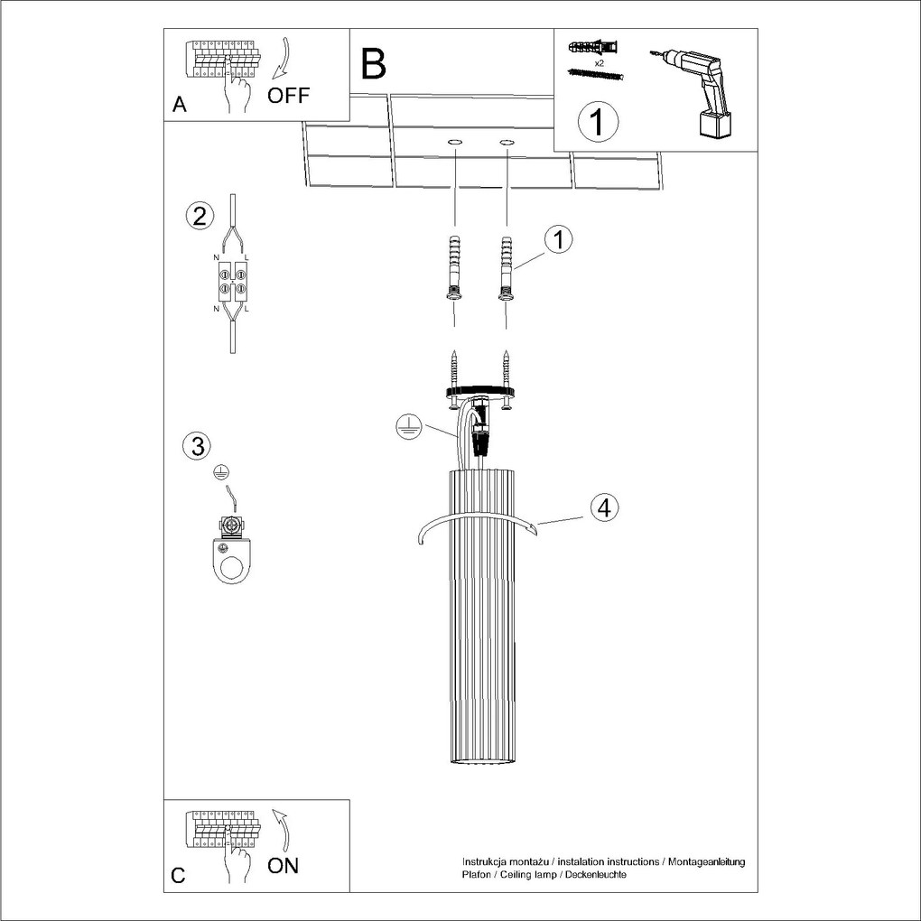 Stropné svietidlo Karbon, 1x tmavobéžové hliníkové tienidlo, (30 cm)