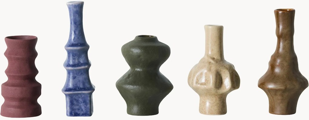 Malé vázy 70's, 5 ks