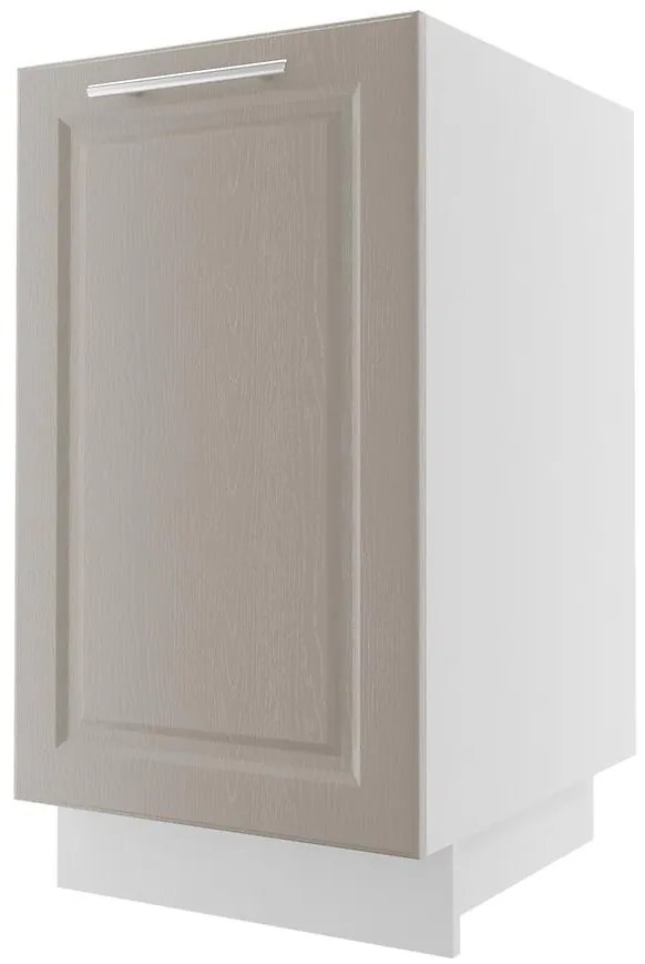 Kuchynská skrinka Emporium d1d/45 grey stone/kor.biela