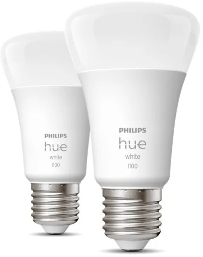 SADA 2x LED Stmievateľná žiarovka Philips Hue WHITE E27/9,5W/230V 2700K