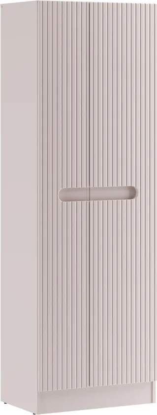 Koupelnová sestava nad pračku Nova Cashmere s košem na prádlo kašmírová/dub coast evoke