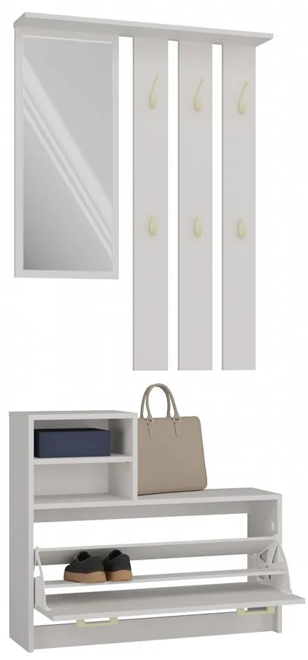 Predsieňová zostava Vayan 1 (kašmír) (so zrkadlom). Akcia -19%. Vlastná spoľahlivá doprava až k Vám domov. 1132529