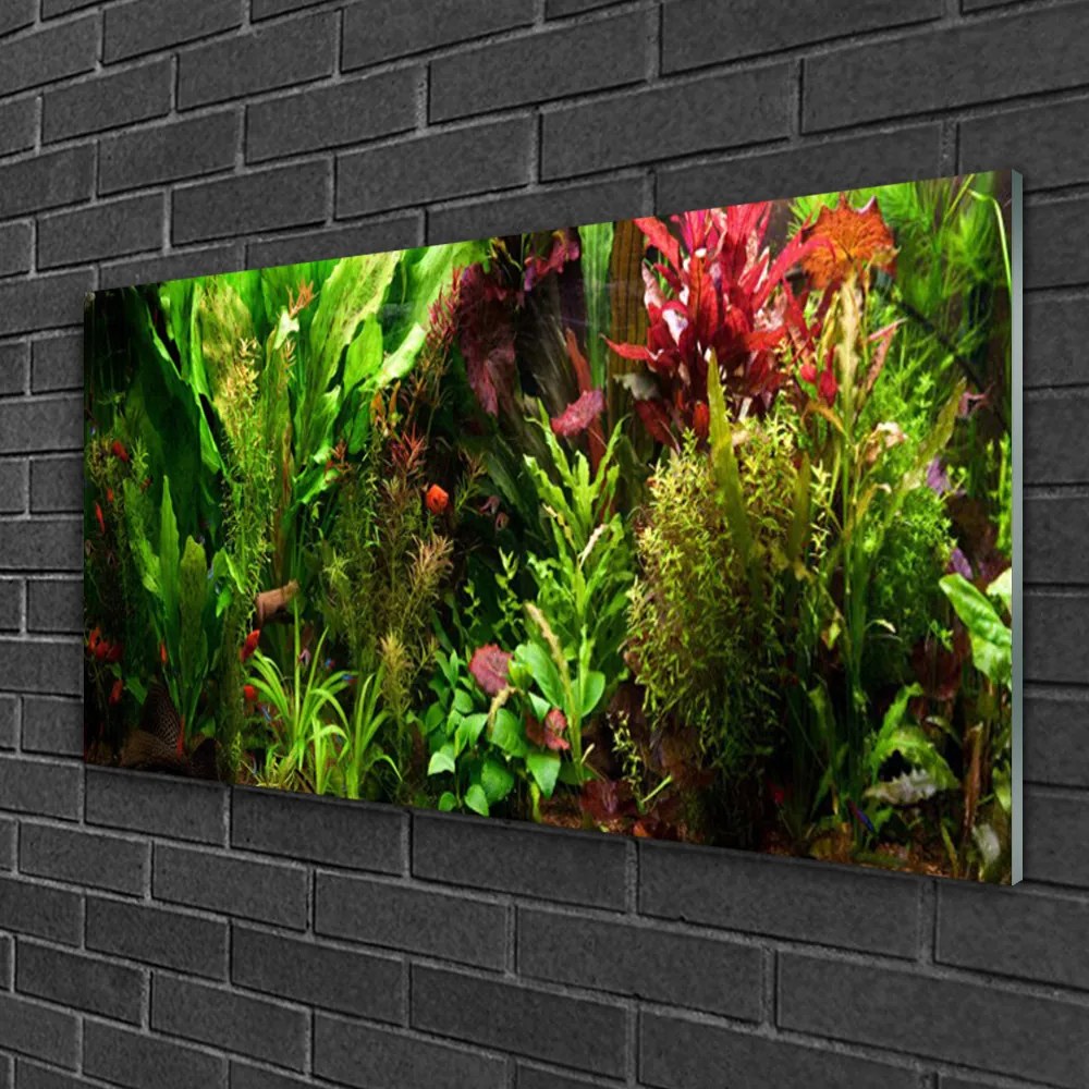 Skleneny obraz Rastlina kvety príroda 140x70 cm