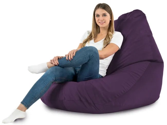 Sedací vak DROP XXL fialový