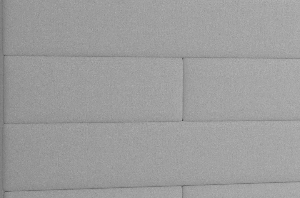 Posteľ Windy 180x200 cm, svetlo šedá tkanina