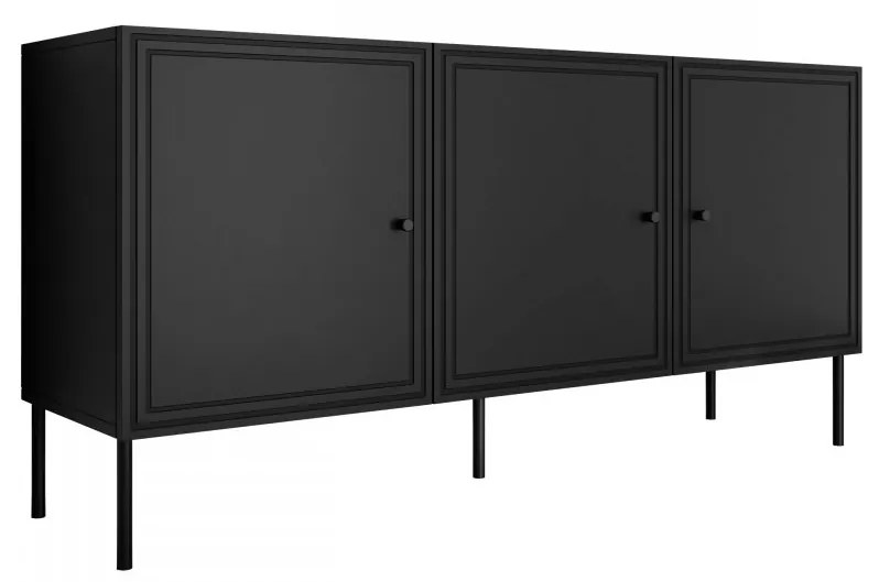 Komoda Gudzup Bis 150 3D, Farby: biela