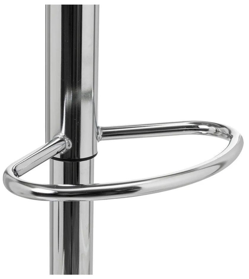 Biele barové stoličky s nastaviteľnou výškou z imitácie kože v súprave 2 ks (výška sedadla 56,5 cm) – Casa Selección