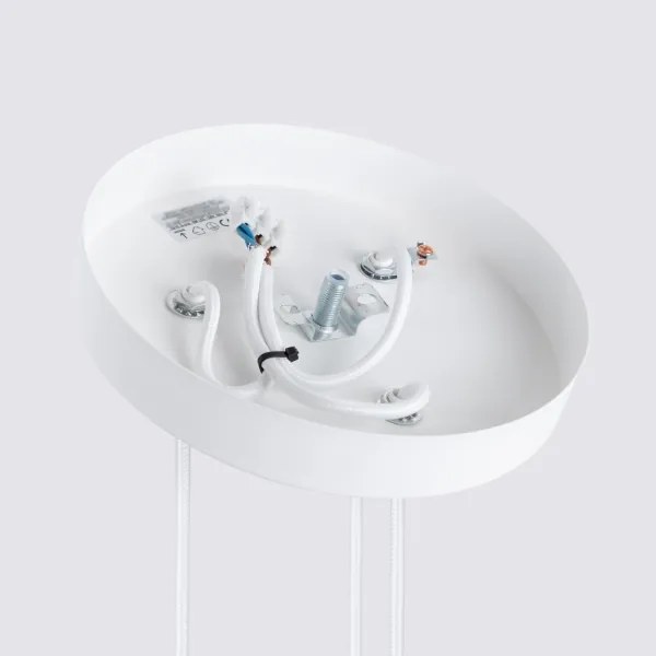 Sollux SL.1538 - Luster na lanku KARBON 3xGU10/10W/230V biela