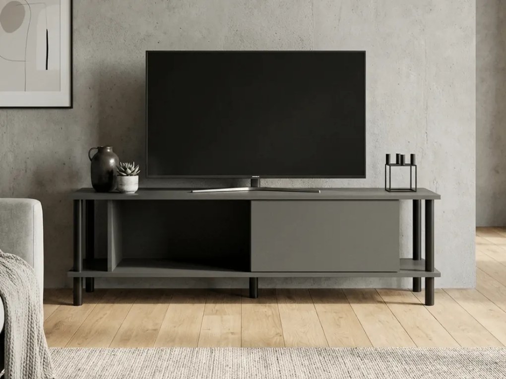 TV stolík PARIS 150 cm, antracit